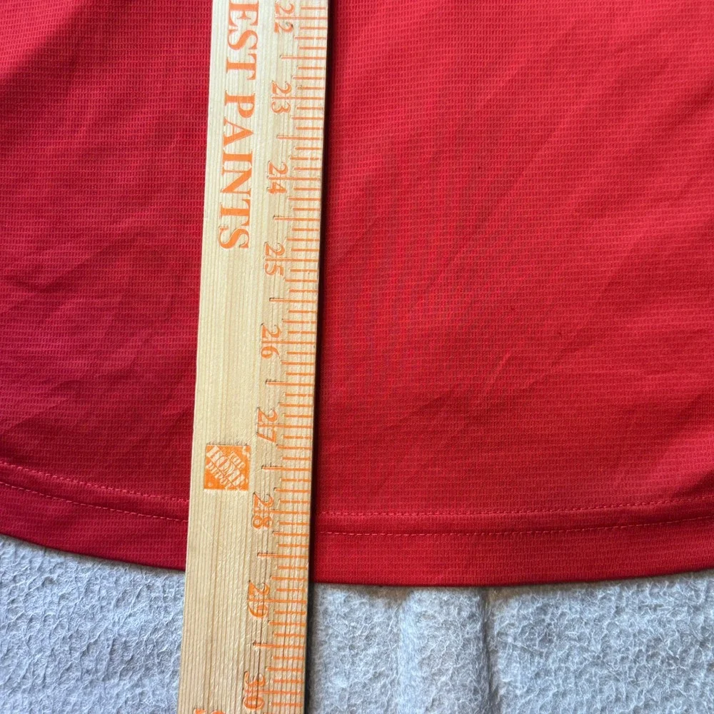 The North Face Pullover Mens LG Red VaporWick Quarter Zip Performance Hiking Top